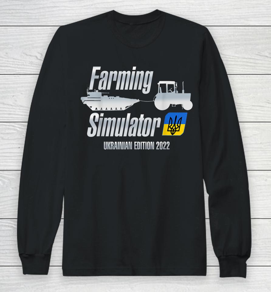 Farming Simulator Ukrainian Edition 2022 Tractors Farm Long Sleeve T-Shirt