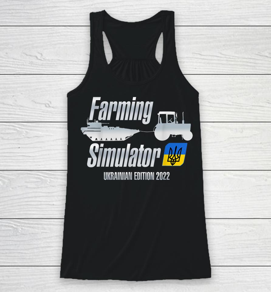 Farming Simulator Ukrainian Edition 2022 Tractors Farm Racerback Tank