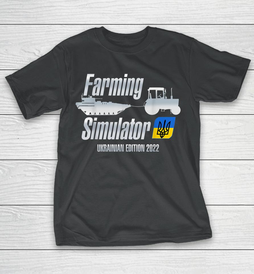 Farming Simulator Ukrainian Edition 2022 Tractors Farm T-Shirt