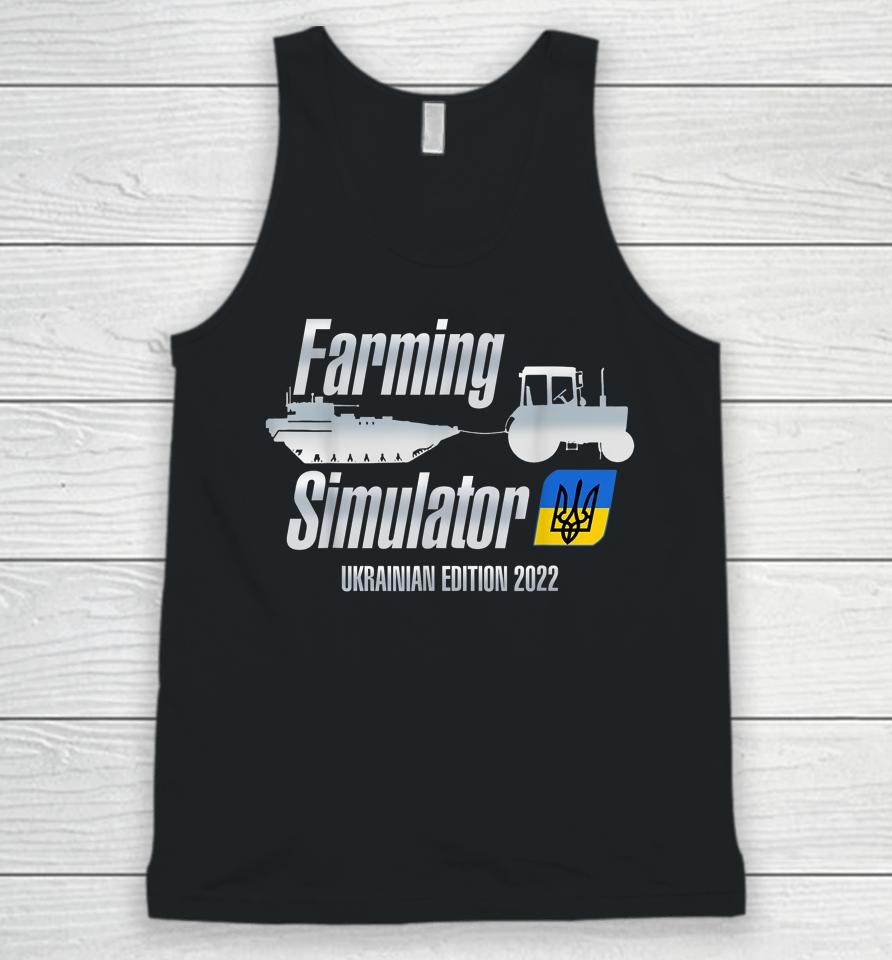 Farming Simulator Ukrainian Edition 2022 Tractors Farm Unisex Tank Top