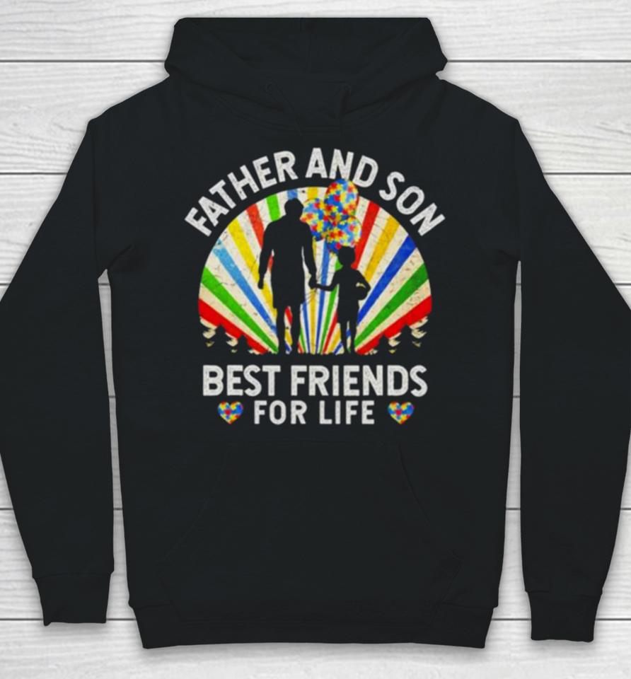 Father And Son Best Friends For Life Autism Awareness Hoodie