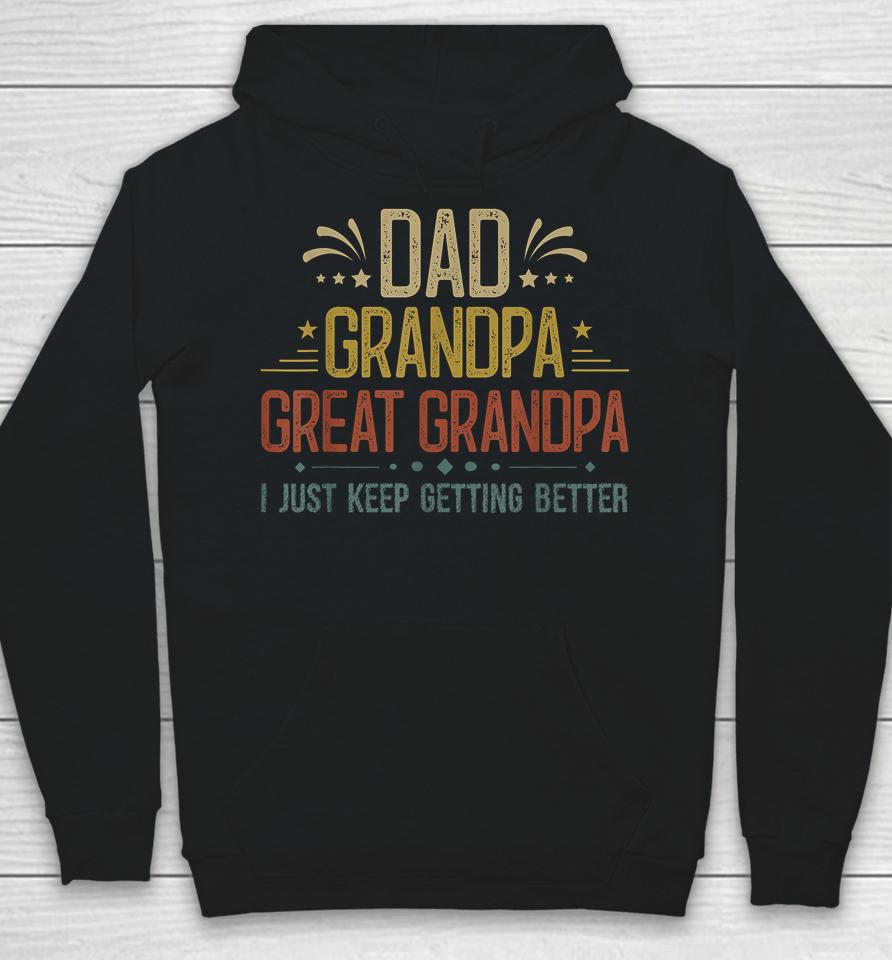 Fathers Day Gift From Grandkids Dad Grandpa Great Grandpa Hoodie