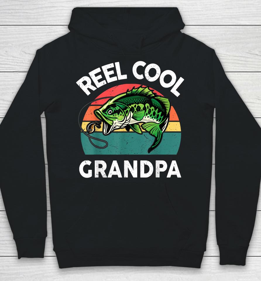 Fathers Day Gift Reel Cool Grandpa Dad Papa Pop-Pop Fishing Hoodie