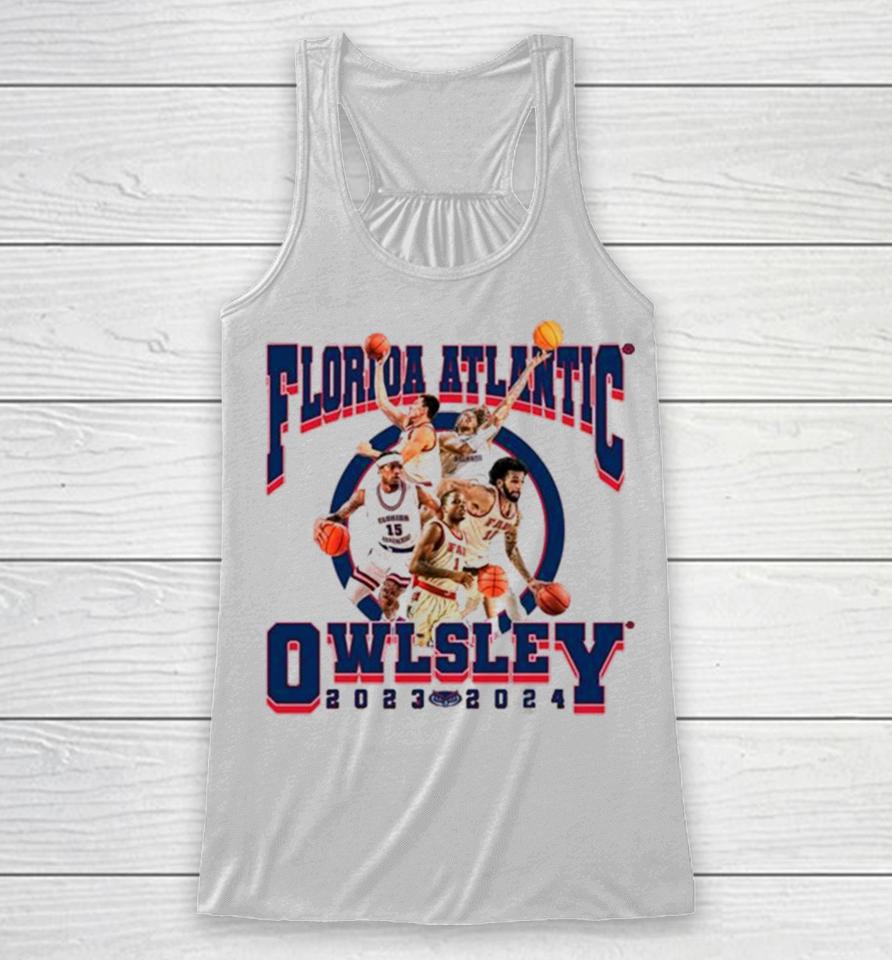 Fau Florida Atlantic Owlsley 2024 Ncaa Men’s Basketball 2023 – 2024 Post Season Racerback Tank