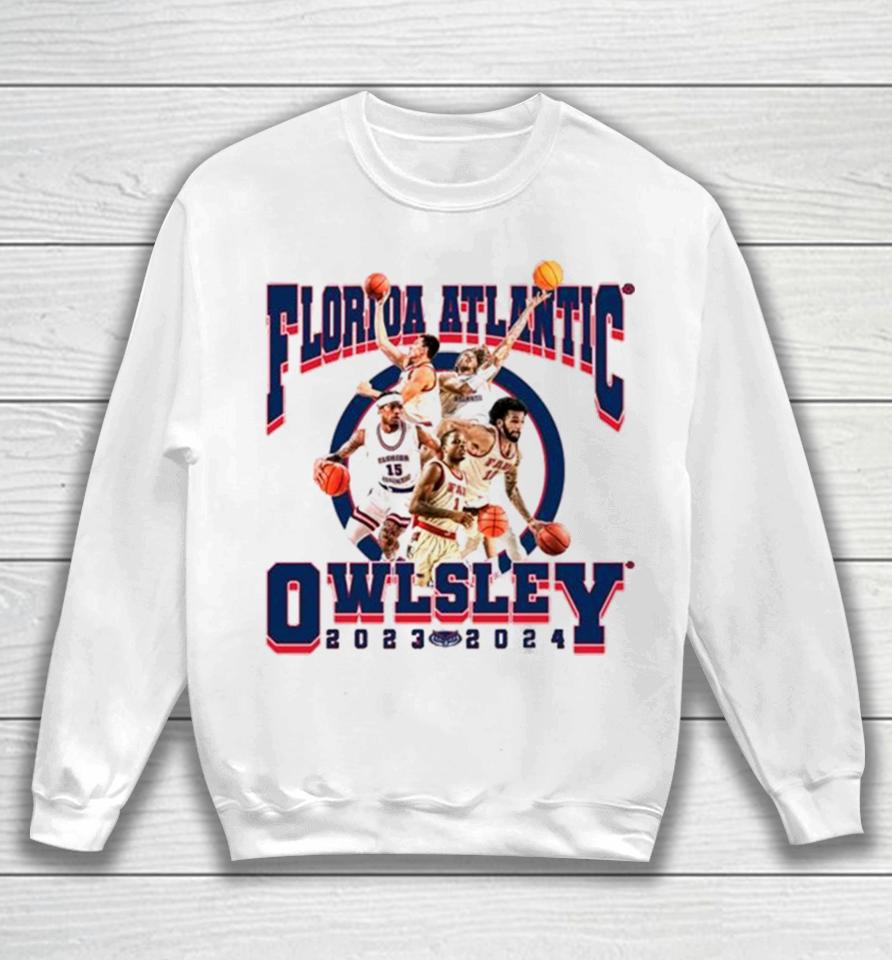 Fau Florida Atlantic Owlsley 2024 Ncaa Men’s Basketball 2023 – 2024 Post Season Sweatshirt