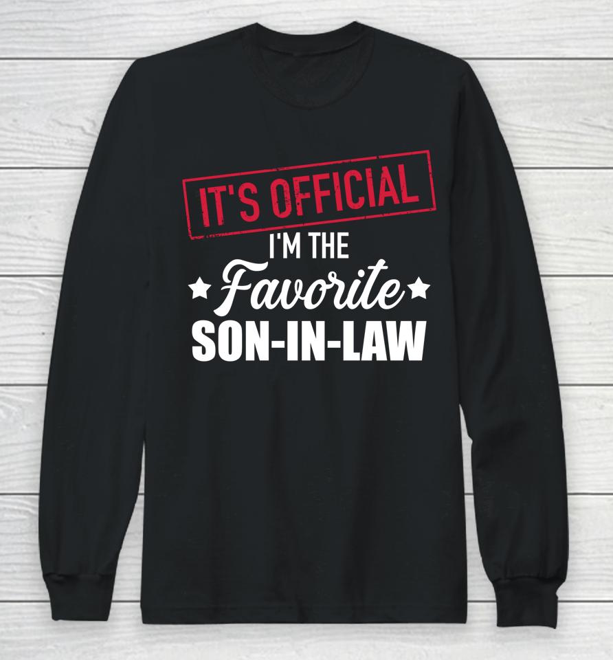 Favorite Son-In-Law From Mother-In-Law Or Father-In-Law Long Sleeve T-Shirt