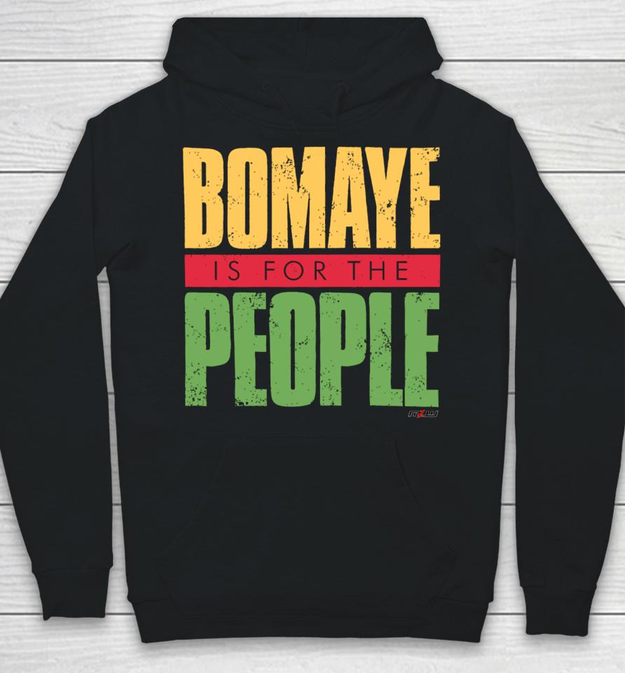 Faye Jackson Wearing Mlw Bomaye Is For The People Hoodie