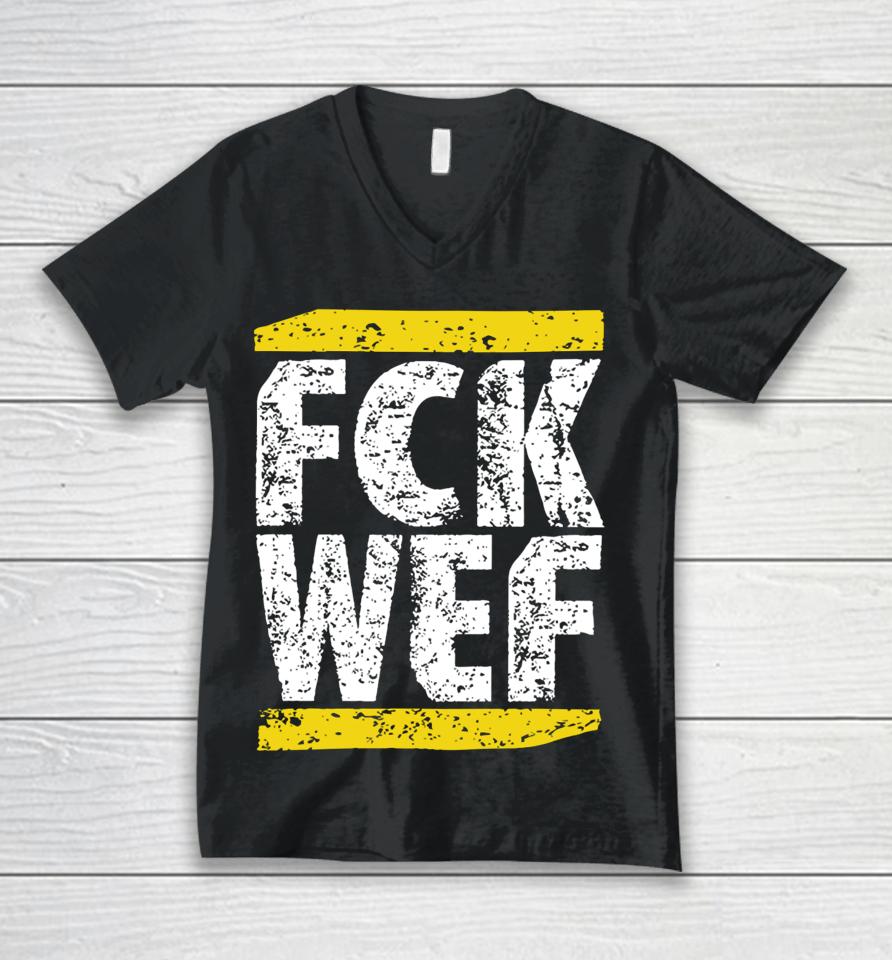 Fck Wef Unisex V-Neck T-Shirt