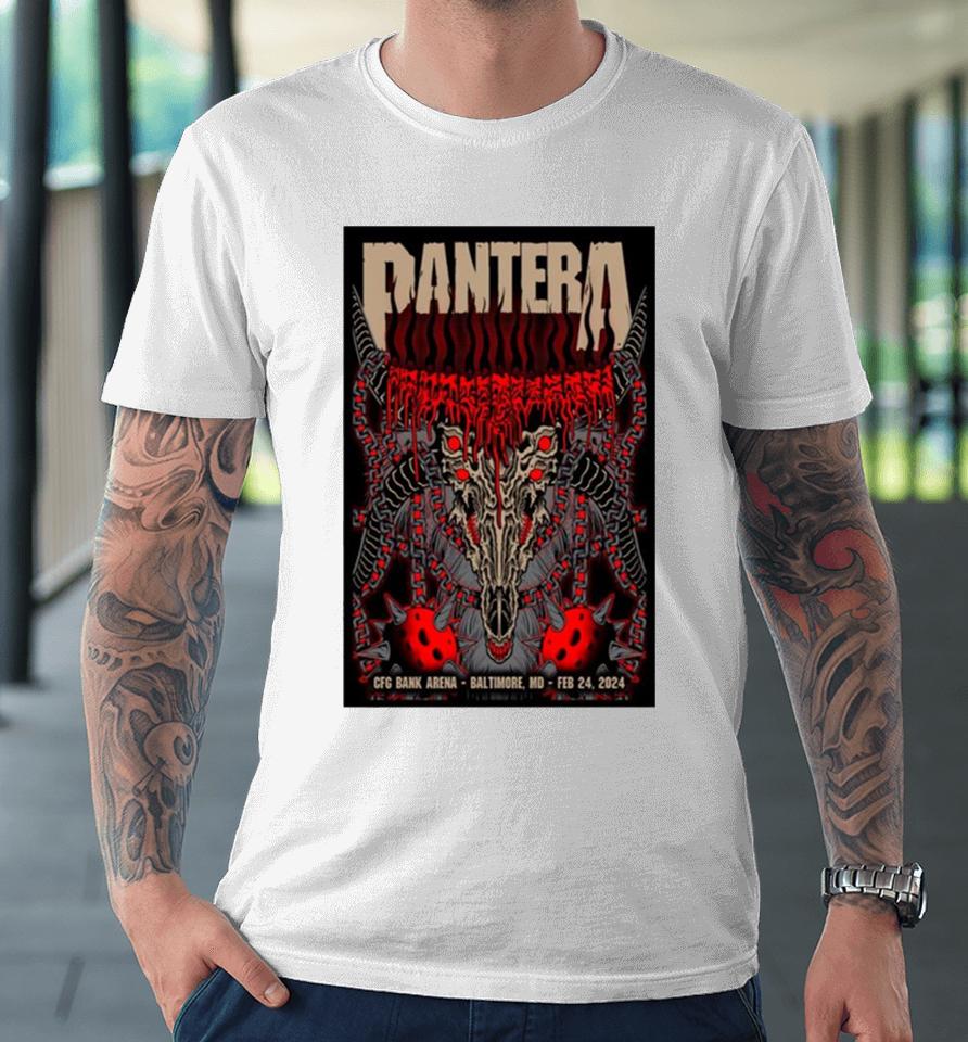 February 24, 2024 Pantera Concert Cfg Bank Arena Baltimore, Md Premium T-Shirt