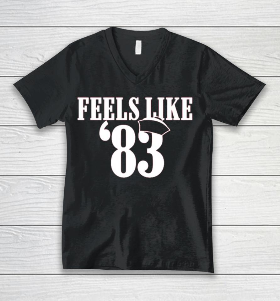 Feels Like ’83 Unisex V-Neck T-Shirt