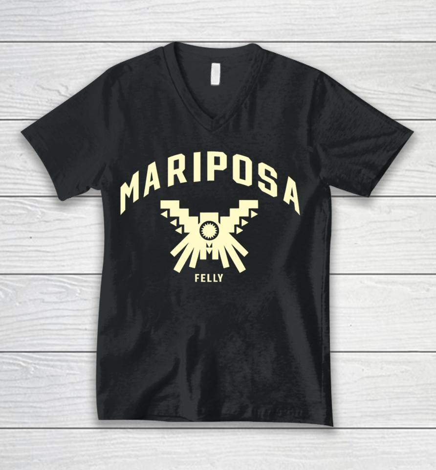 Fellymusic Merch Mariposa Felly Southwest Unisex V-Neck T-Shirt