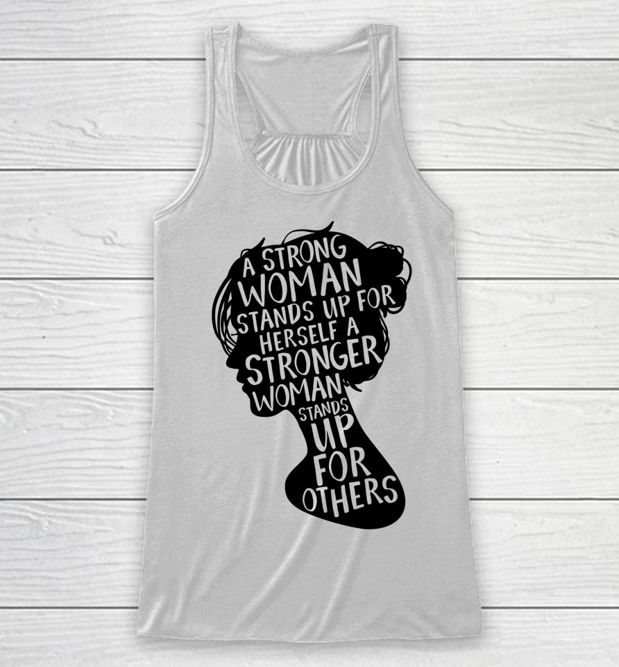 Feminist Empowerment Womens Rights Social Justice March Racerback Tank