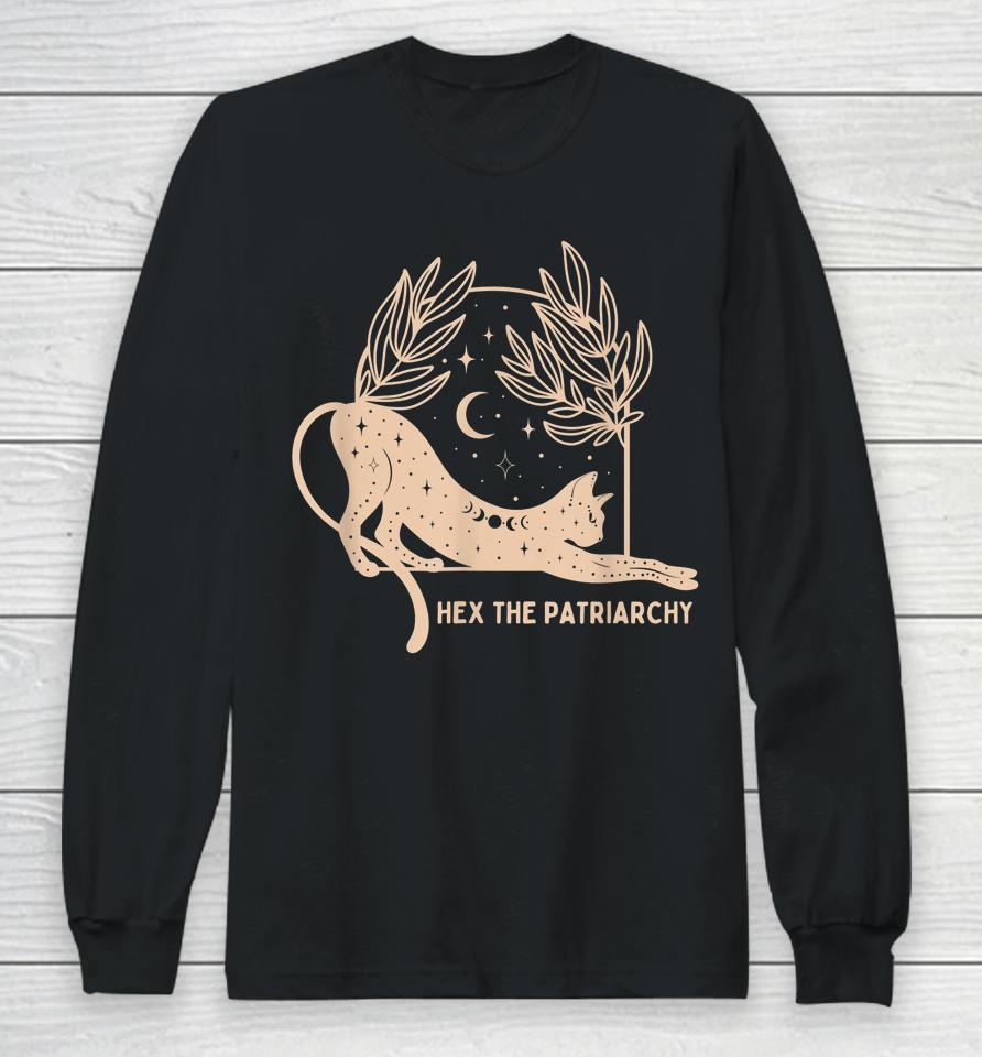 Feminist Witch Hex The Patriarchy Long Sleeve T-Shirt