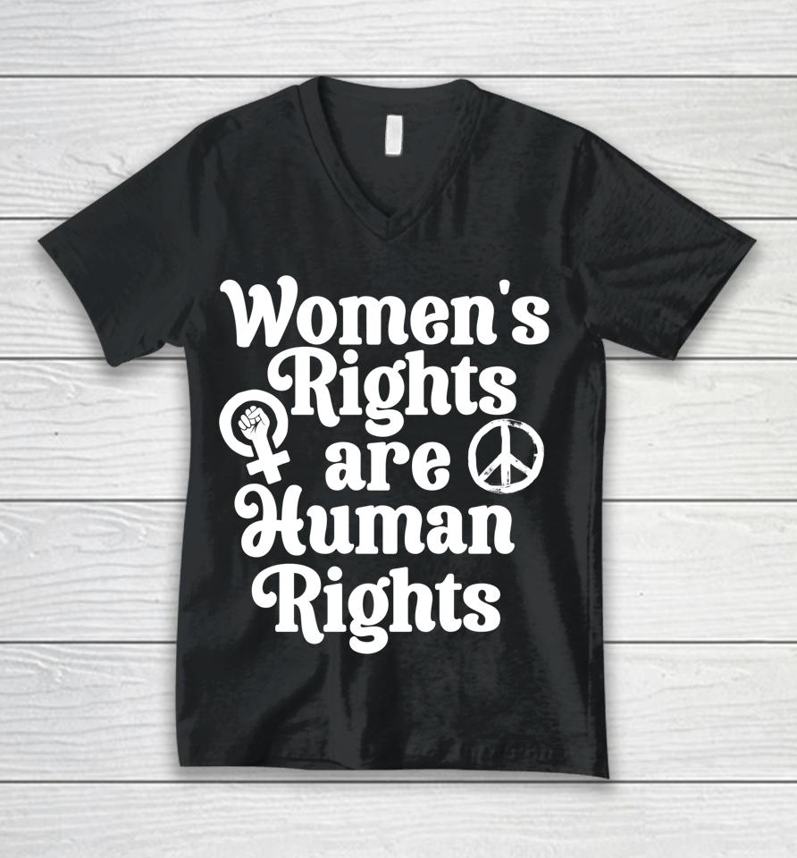 Feminist Women's Equality Rights Are Human Rights Unisex V-Neck T-Shirt