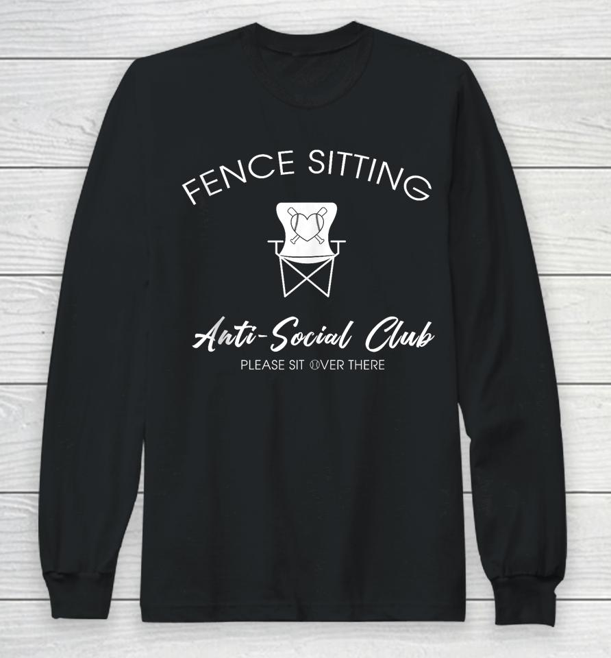 Fence Sitting Anti Social Club Long Sleeve T-Shirt