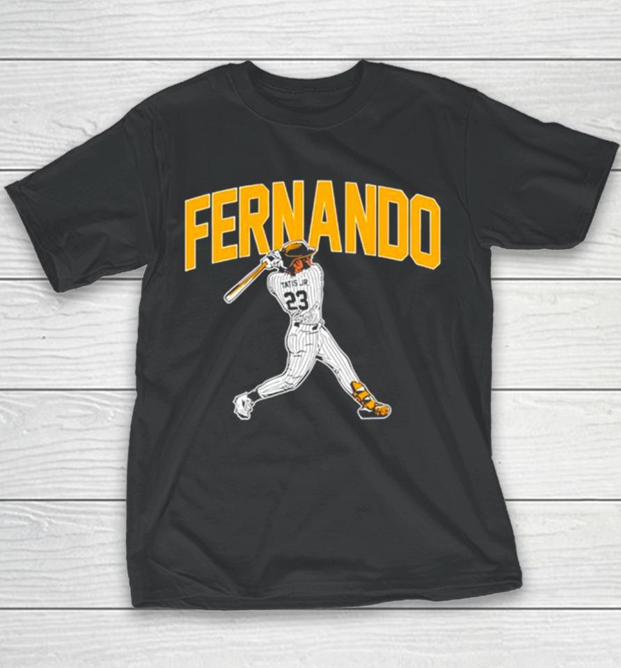 Fernando Tatis Jr Slugger Swing San Diego Padres Youth T-Shirt