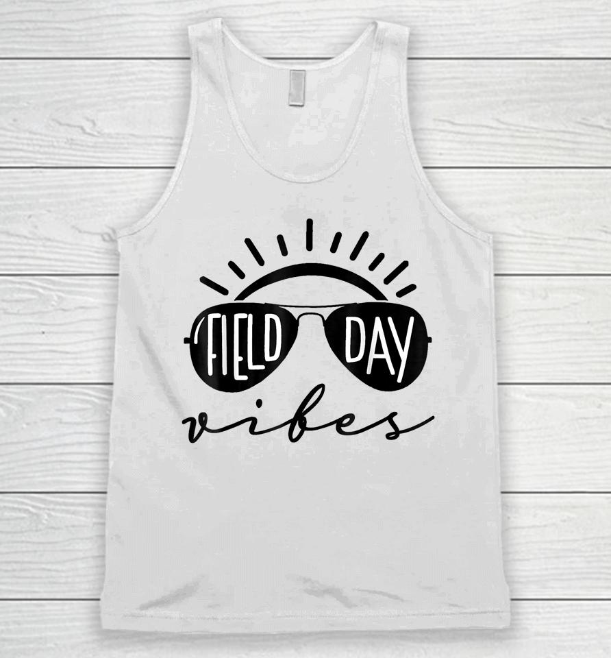Field Day Vibes Funny Shirt For Teacher Kids Field Day 2023 Unisex Tank Top