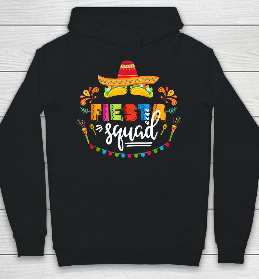Fiesta Squad Cinco De Mayo Mexican Sombrero Family Couple Sq Hoodie