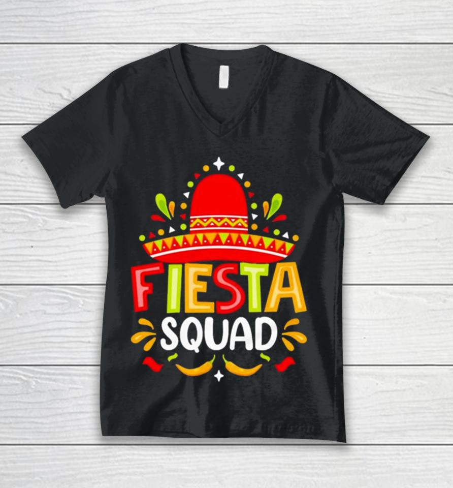 Fiesta Squad Cinco De Mayo Unisex V-Neck T-Shirt