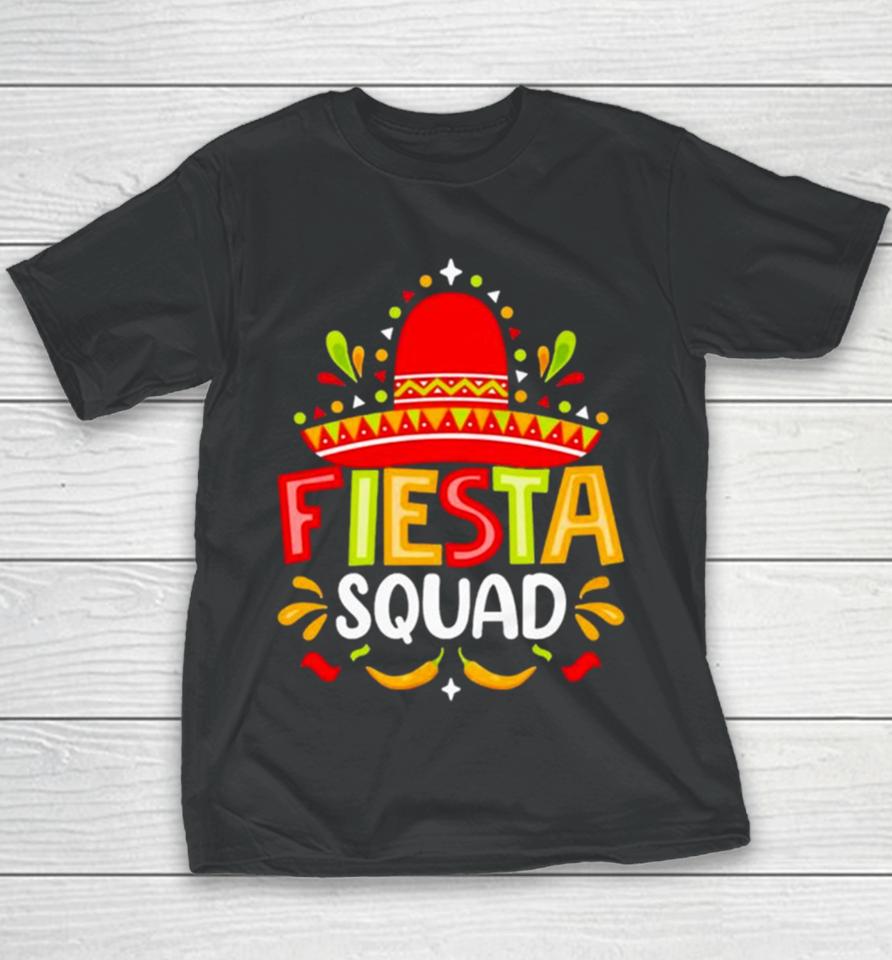 Fiesta Squad Cinco De Mayo Youth T-Shirt