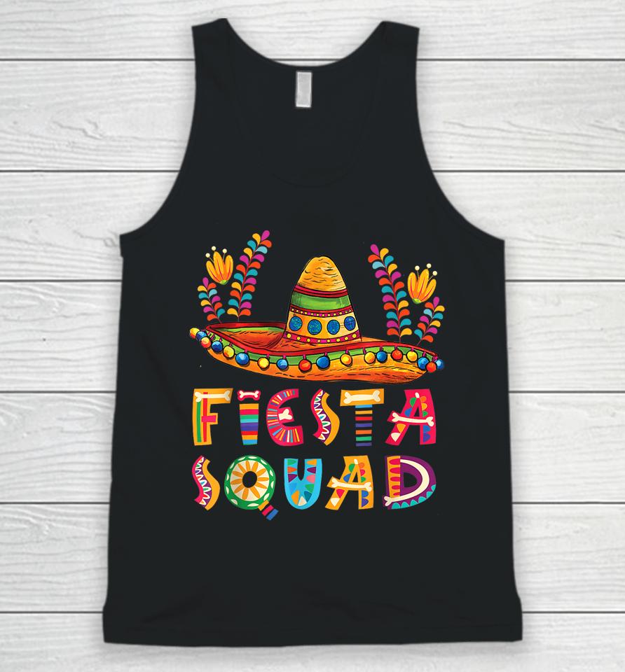 Fiesta Squad Mexican Party Cinco De Mayo, Cinco De Mayo Tee Unisex Tank Top