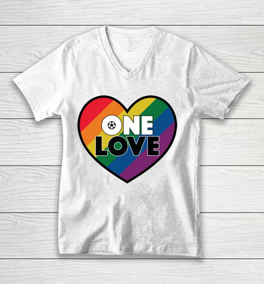 Fifa One Love Unisex V-Neck T-Shirt