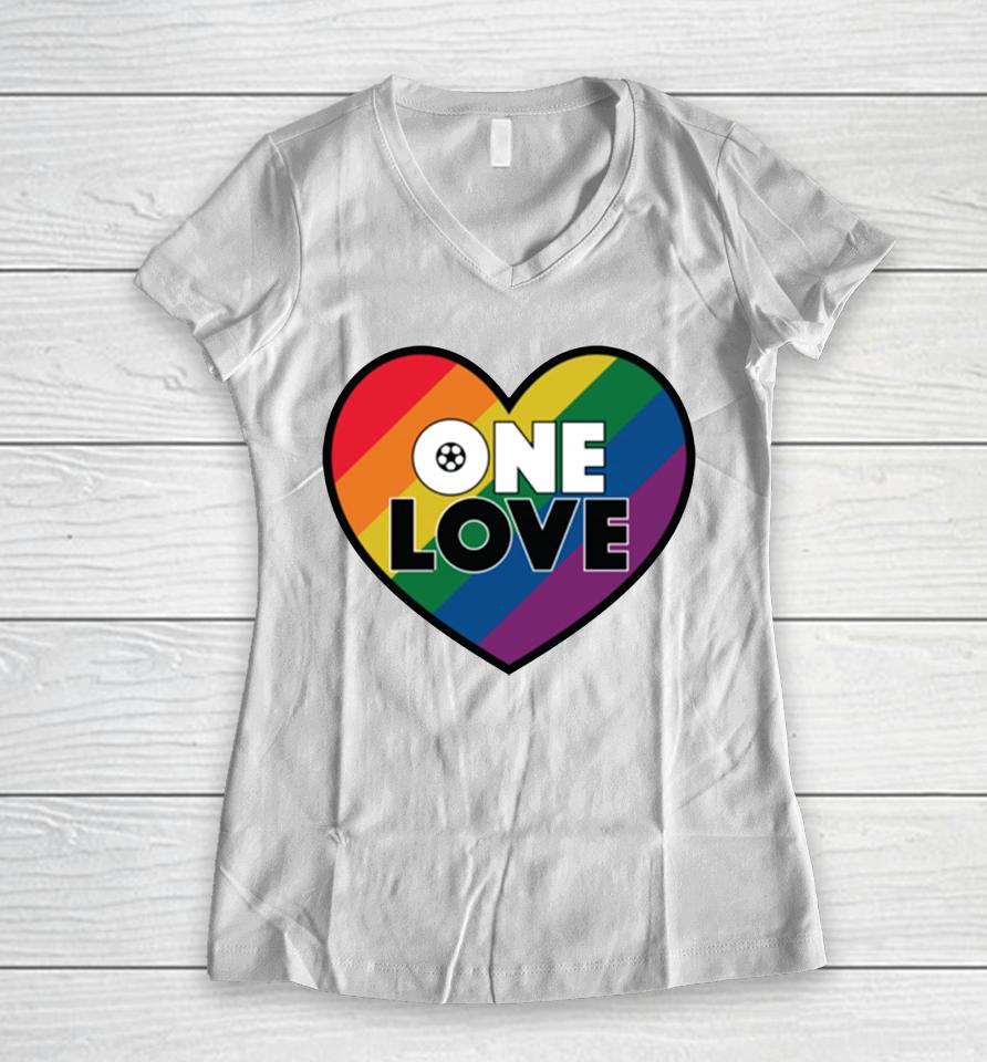 Fifa One Love Women V-Neck T-Shirt
