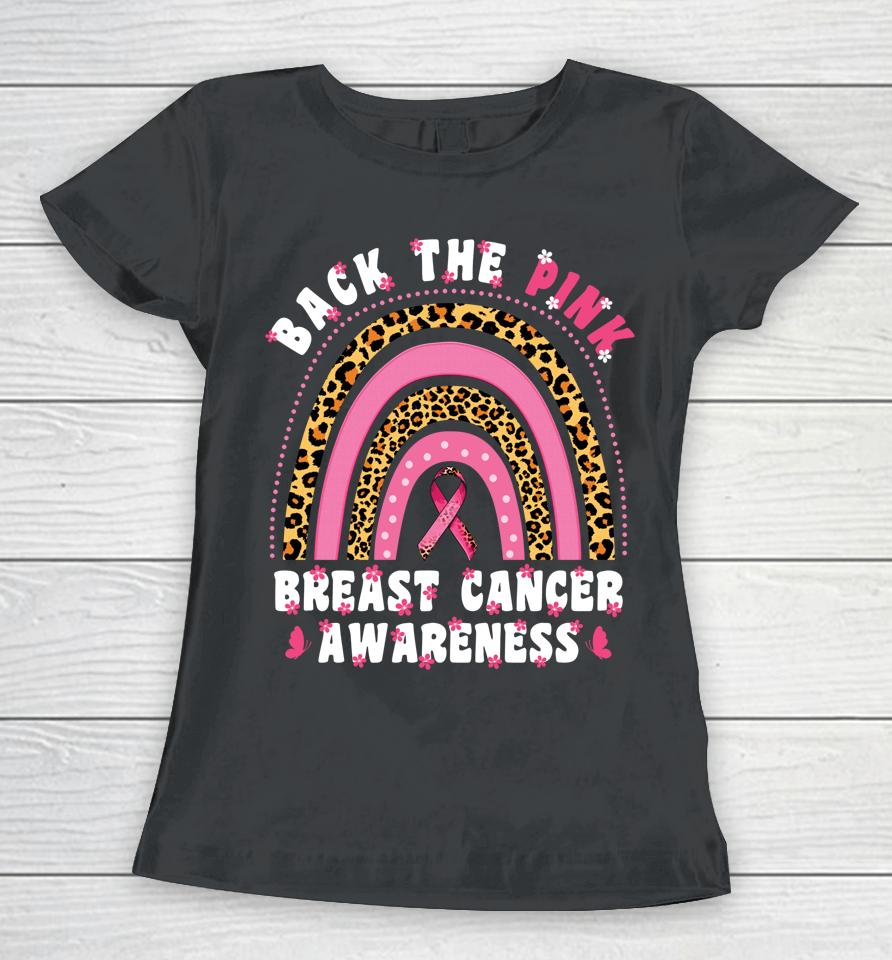 Fight Back The Pink No One Fights Breast Cancer Alone Women T-Shirt