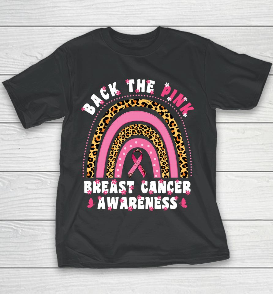 Fight Back The Pink No One Fights Breast Cancer Alone Youth T-Shirt