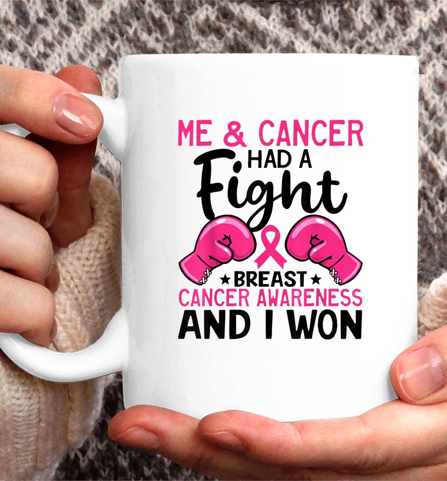 Fight Breast Cancer I Won Breast Cancer Survivor Support Coffee Mug