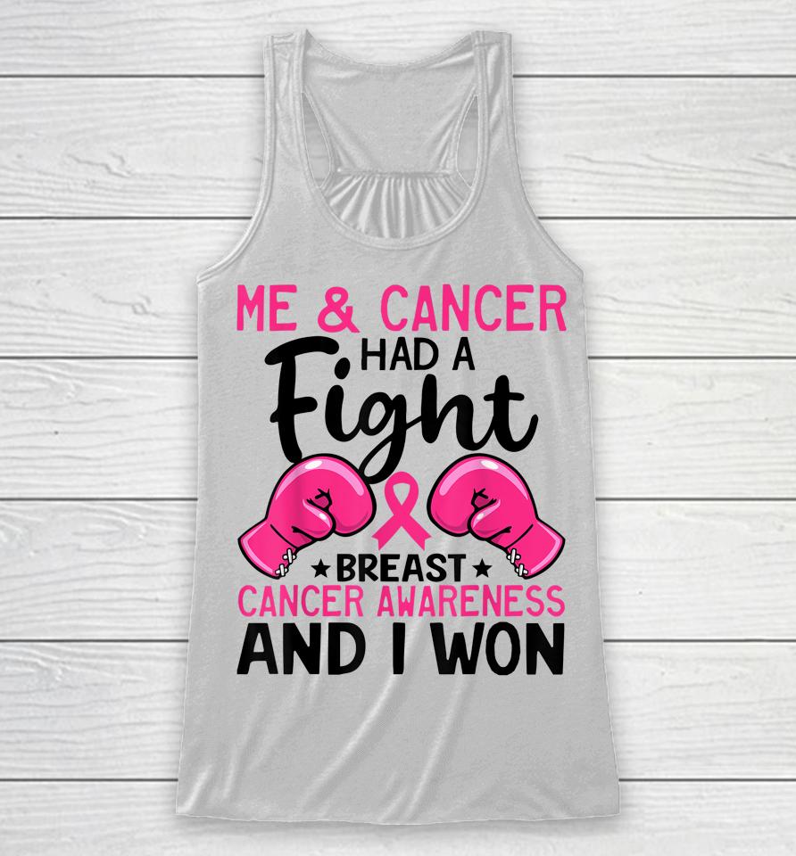 Fight Breast Cancer I Won Breast Cancer Survivor Support Racerback Tank