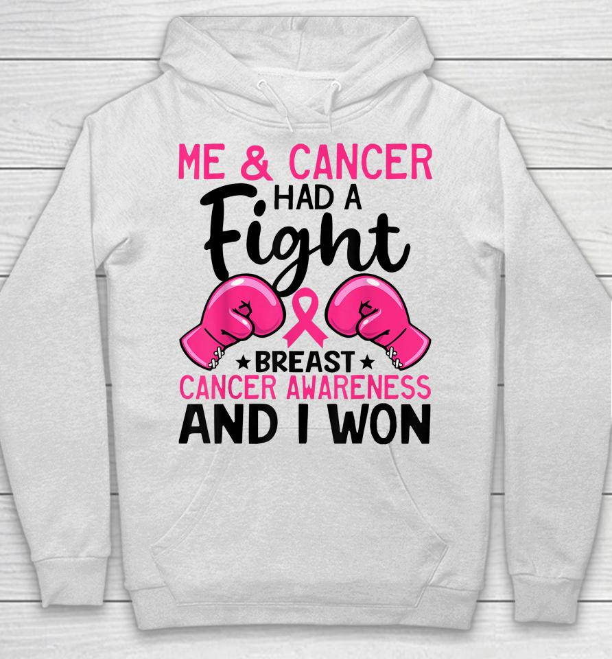 Fight Breast Cancer I Won Breast Cancer Survivor Support Hoodie