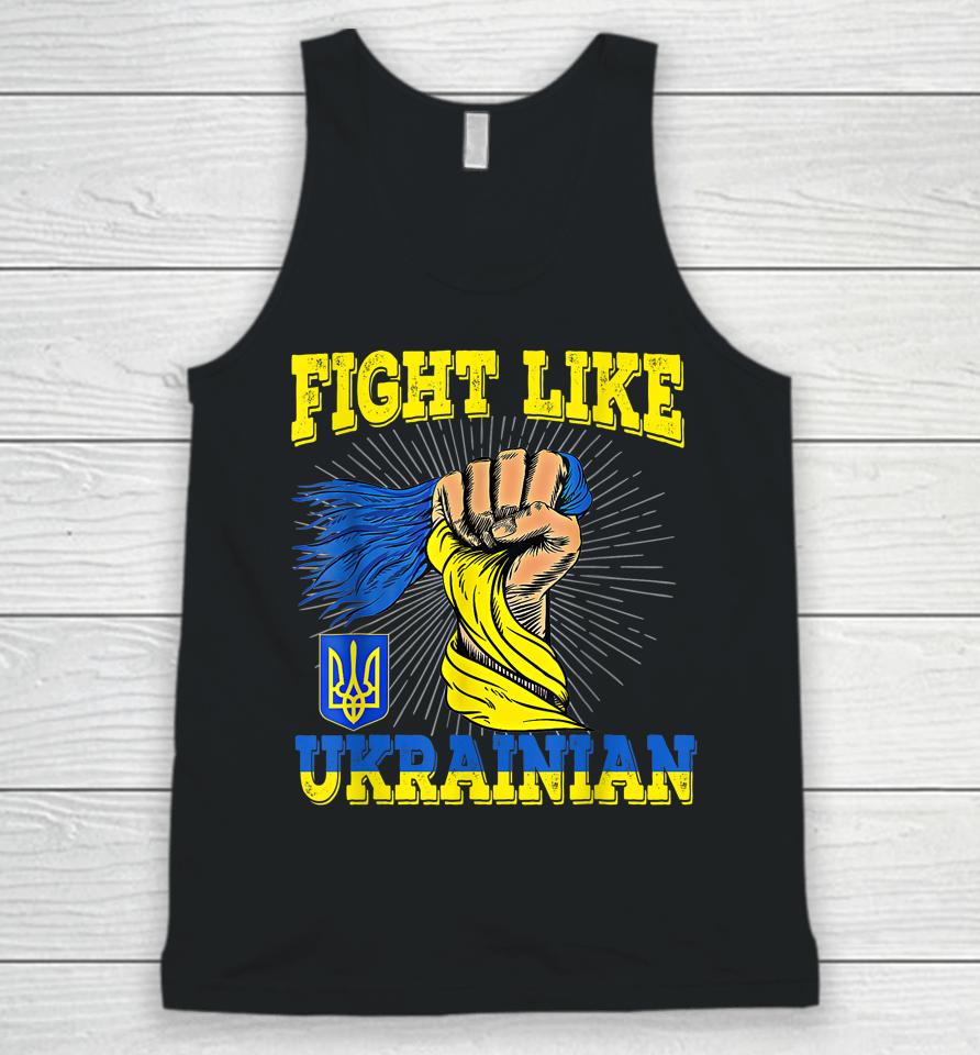 Fight Like Ukrainian Unisex Tank Top