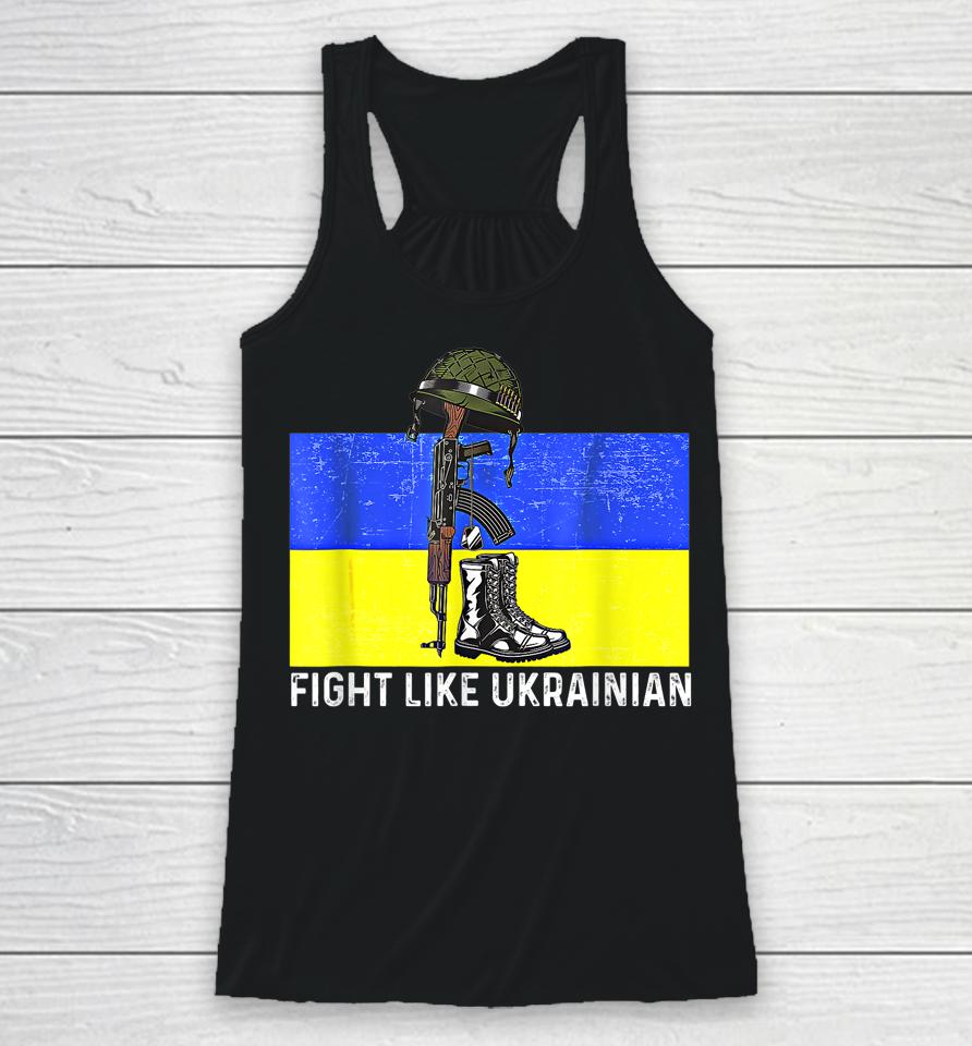 Fight Like Ukrainian Racerback Tank