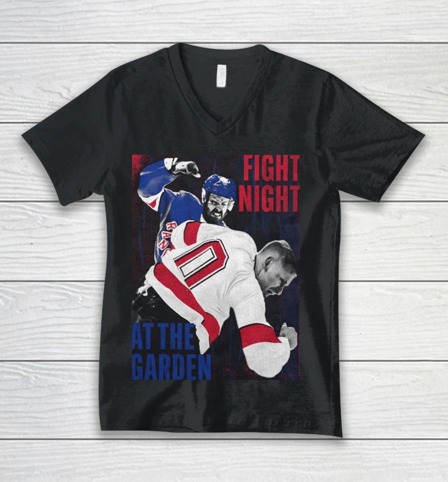 Fight Night At The Garden Unisex V-Neck T-Shirt