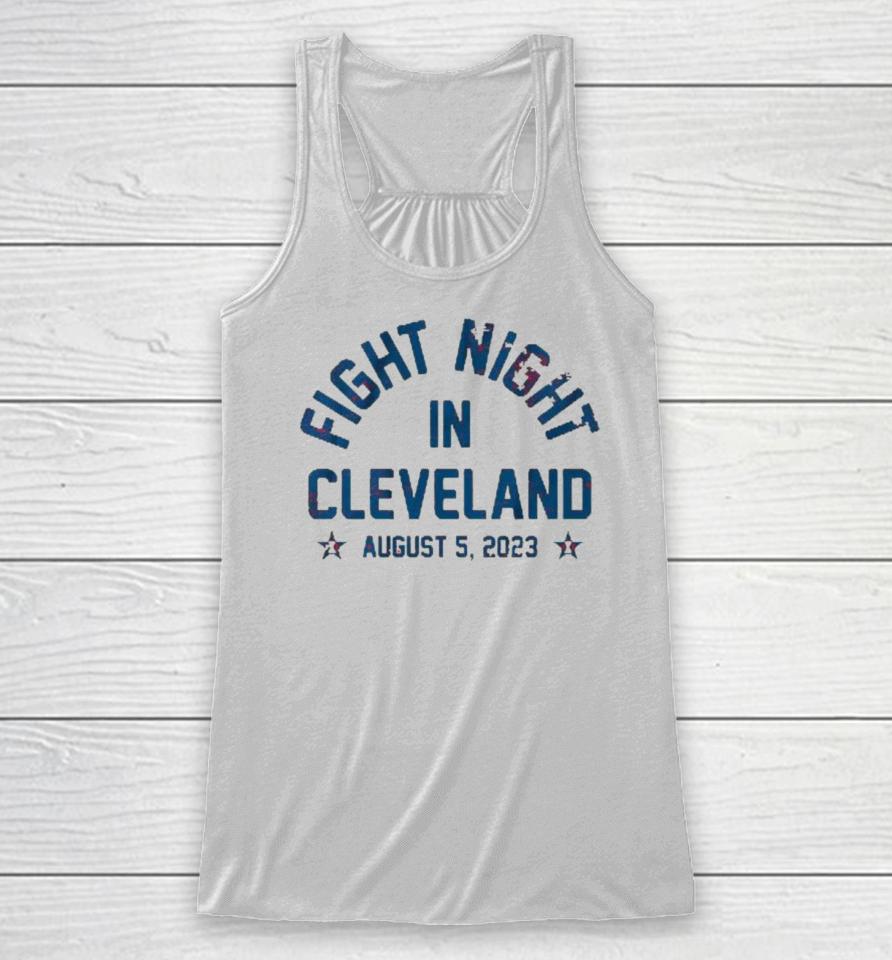 Fight Night In Cleveland 2023 Racerback Tank