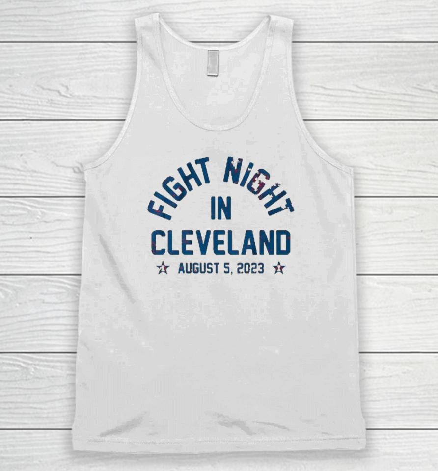 Fight Night In Cleveland 2023 Unisex Tank Top