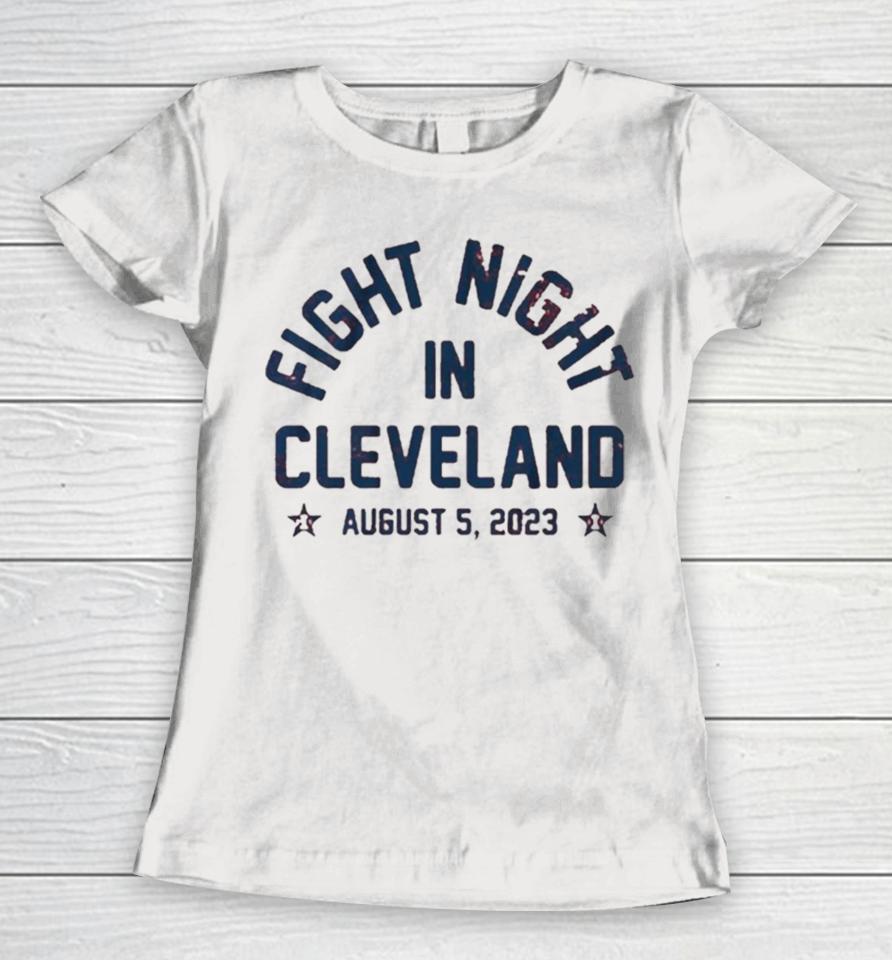 Fight Night In Cleveland Women T-Shirt