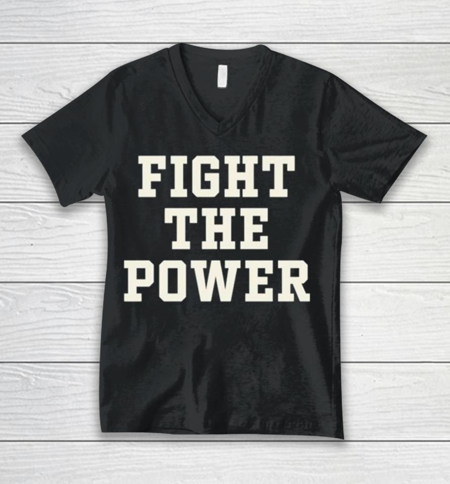 Fight The Power Unisex V-Neck T-Shirt