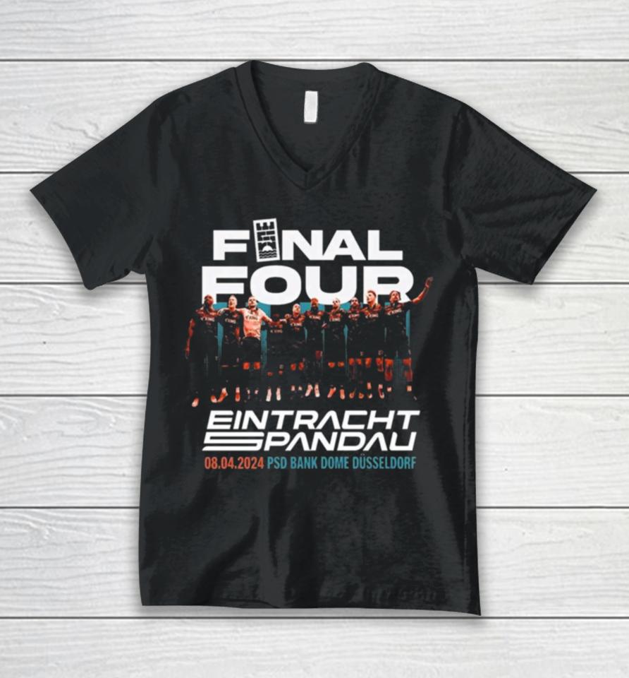 Final Four Eintracht Spandau 8 4 2024 Unisex V-Neck T-Shirt