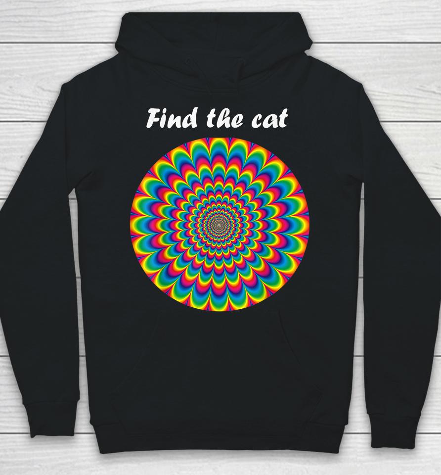 Find The Cat Optical Illusion Hoodie