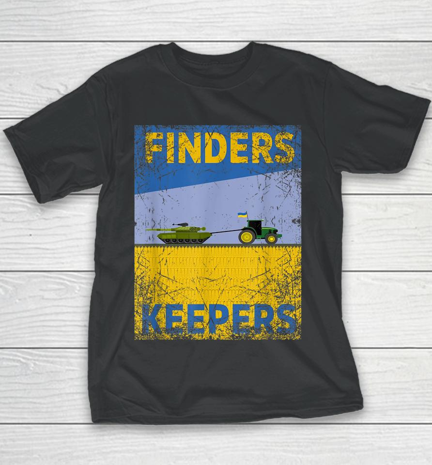 Finder Keeper Funny Ukrainian Farmer Steals Youth T-Shirt