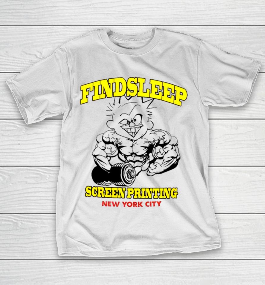 Findsleep Screen Printing New York City T-Shirt