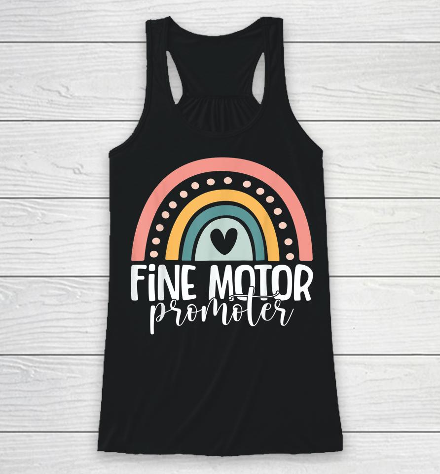 Fine Motor Promoter Cute Occupational Therapy Ot Therapist Racerback Tank