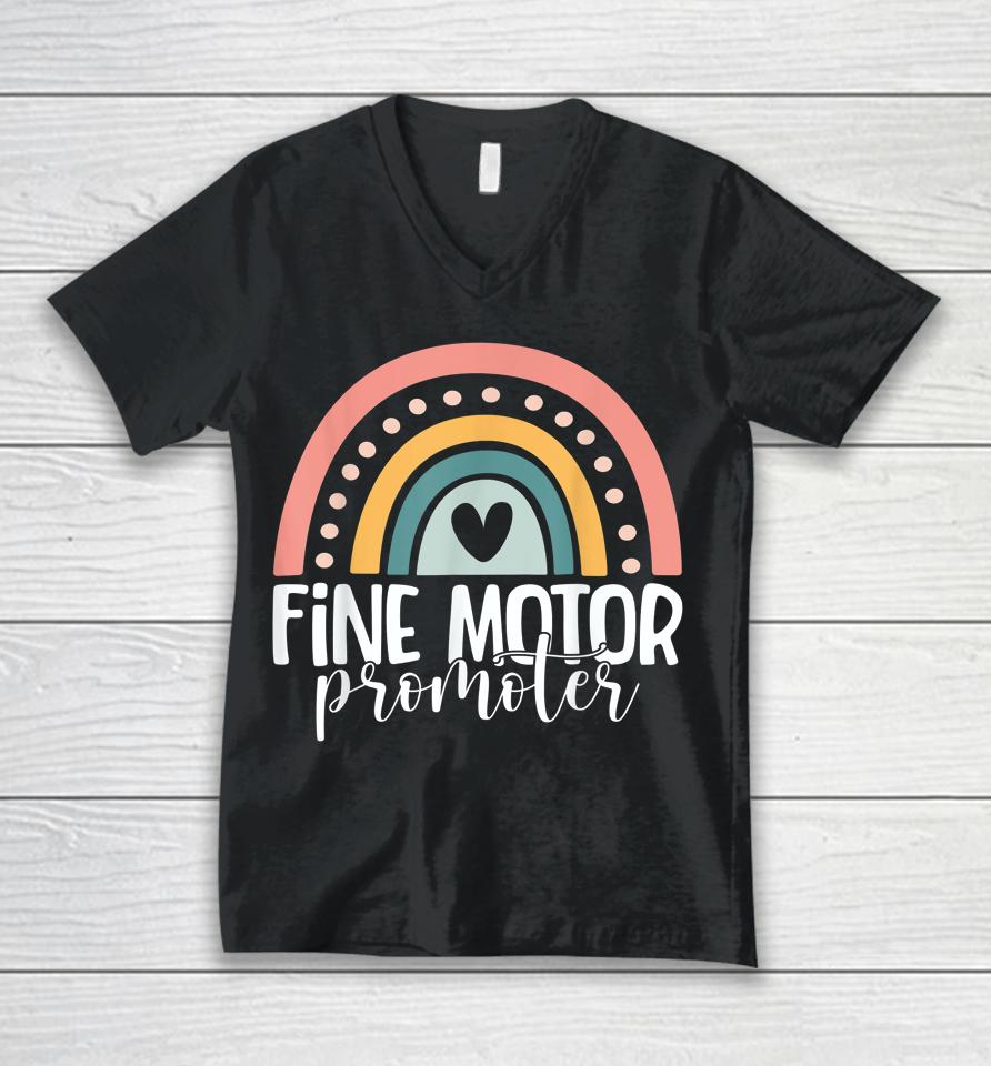 Fine Motor Promoter Cute Occupational Therapy Ot Therapist Unisex V-Neck T-Shirt