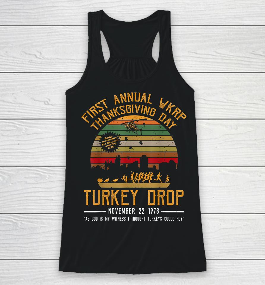 First Annual Thanksgiving Day Turkey Drop 22Nd November Racerback Tank