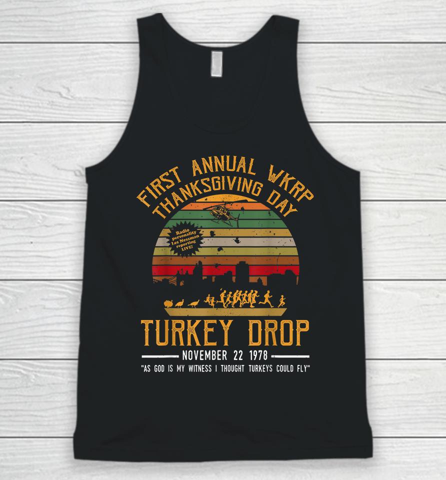 First Annual Thanksgiving Day Turkey Drop 22Nd November Unisex Tank Top