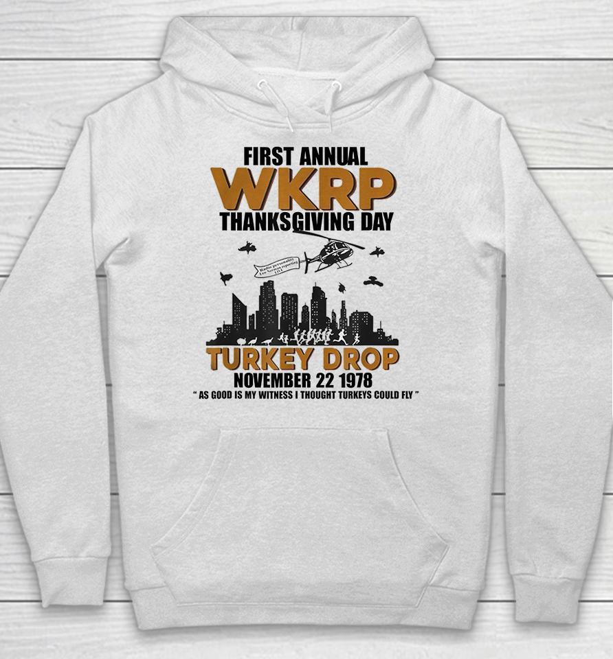 First Annual Wkrp Thanksgiving Day Turkey Drop Hoodie