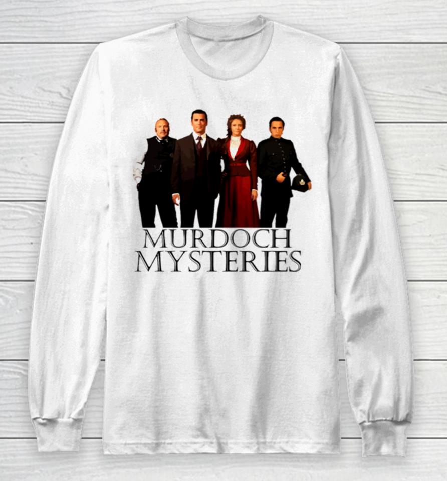First Day Of Murdoch Mysteries Old Birthday Vintage Style Art Long Sleeve T-Shirt