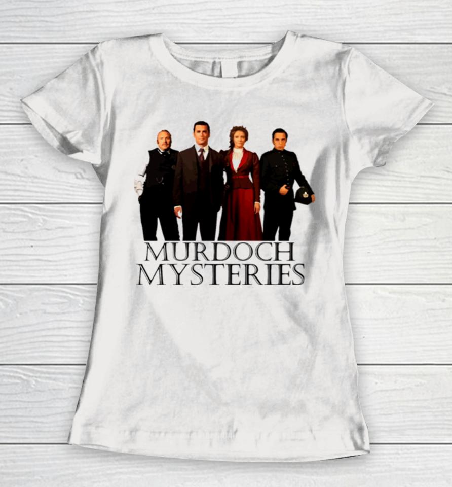 First Day Of Murdoch Mysteries Old Birthday Vintage Style Art Women T-Shirt